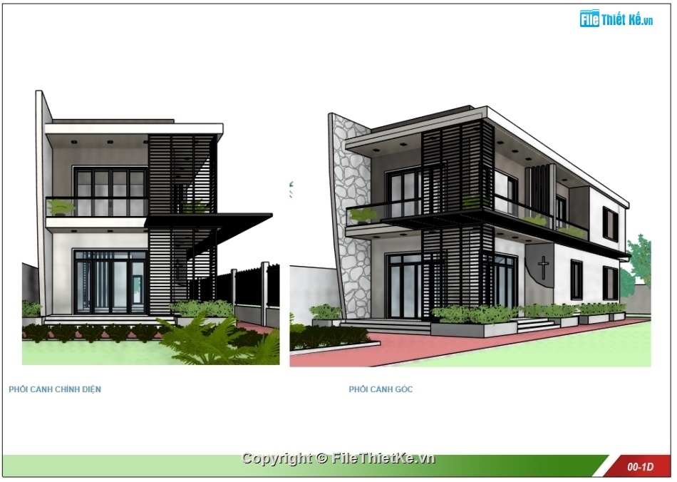 revit 2 tầng,nhà phố 2 tầng revit,file revit nhà 2 tầng,Bản vẽ nhà phố 2 tầng revit